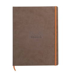 Rhodia Softcover Notebook - A4 - Chocolate - Lined